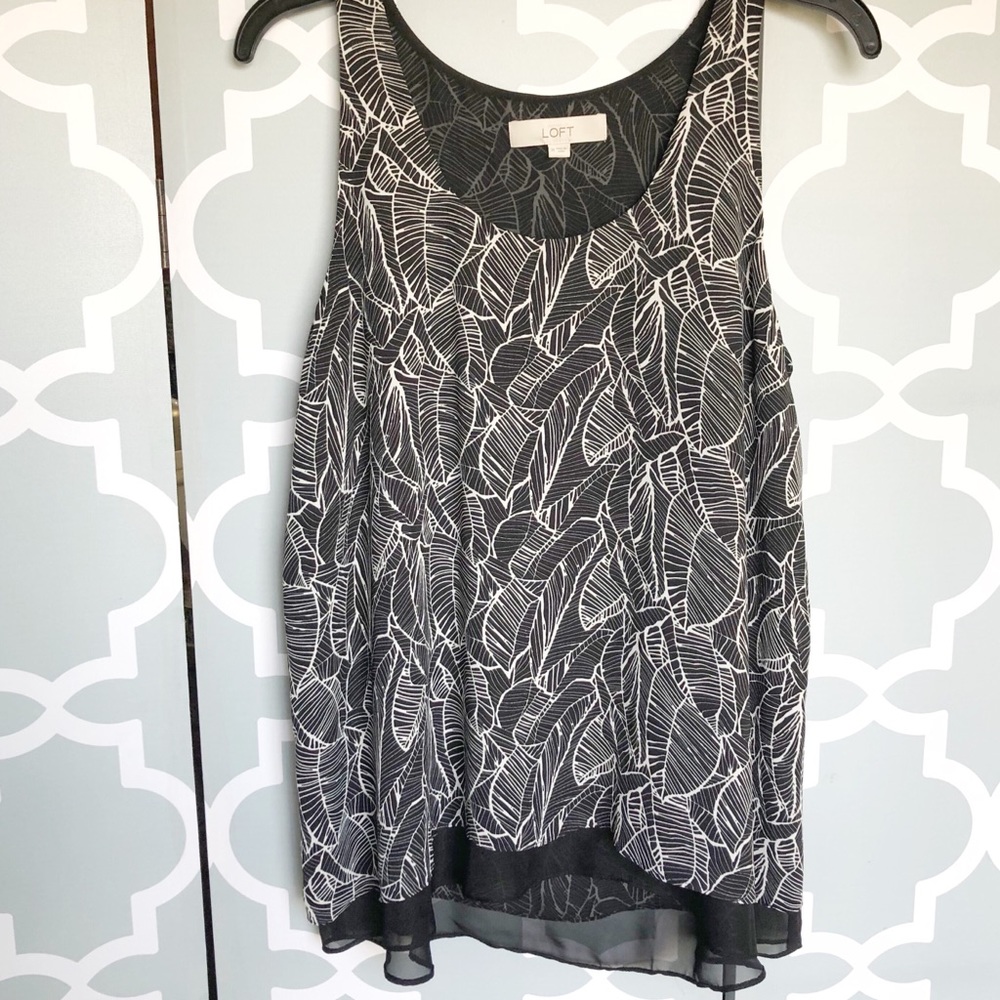 Sheer tank from the LOFT